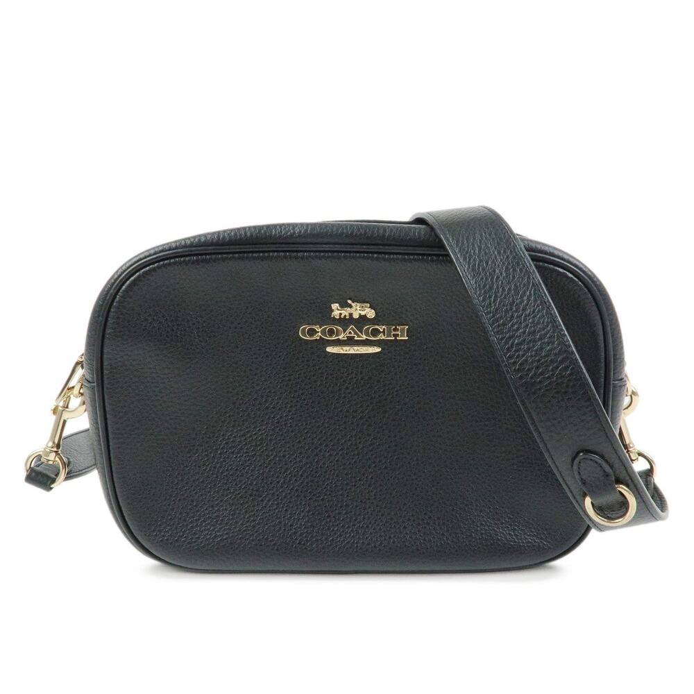 Coach Leather Camera Bag Black